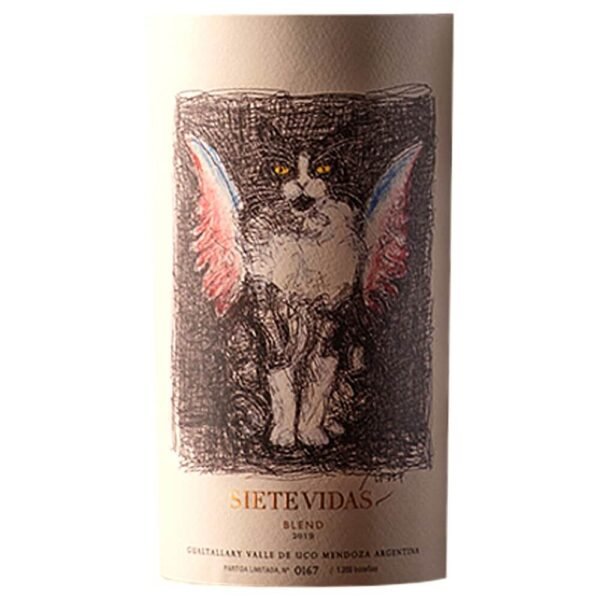 2020 4 Gatos Locos Siete Vidas Blend de Malbec y Cabernet Sauvignon